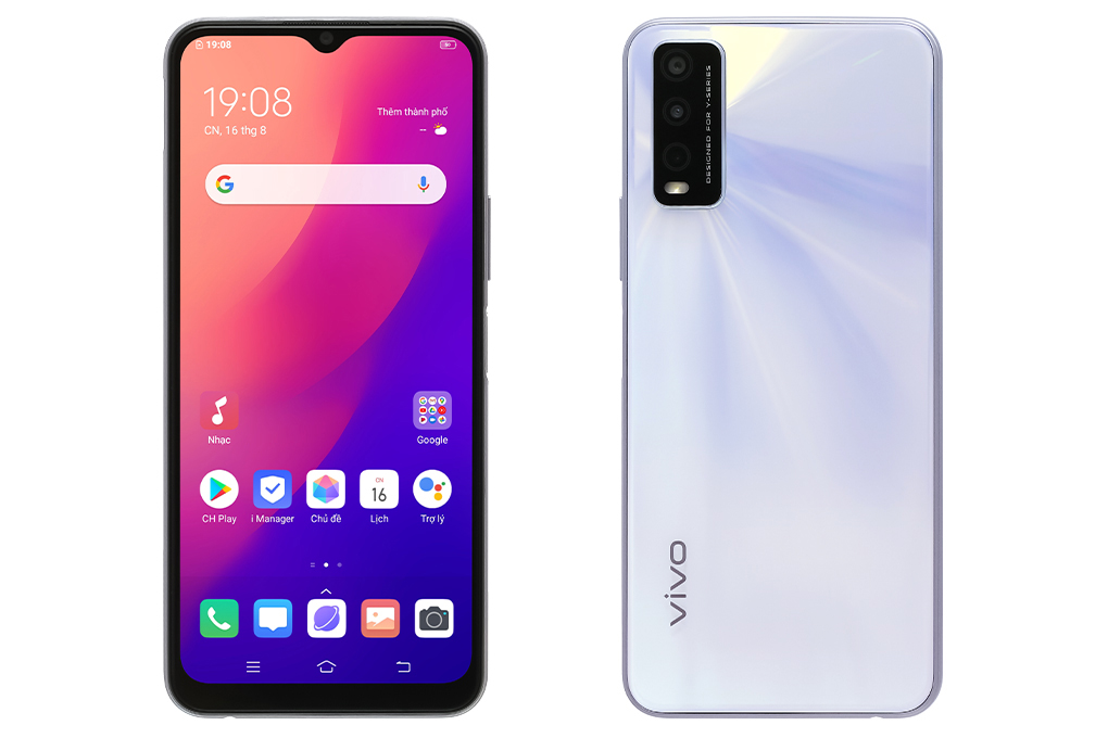 Điện thoại Vivo Y20 Màu Trắng