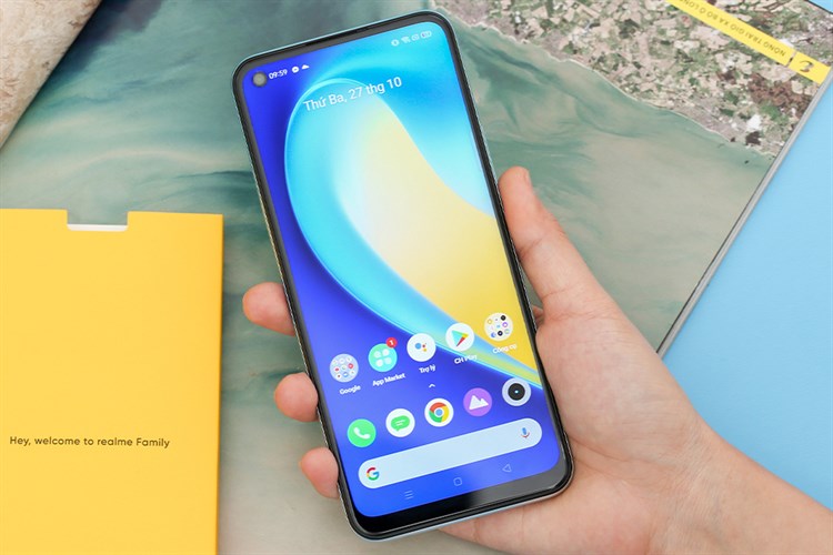 Điện thoại realme 7i Màu Xanh Dương