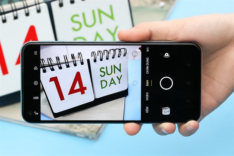 Điện thoại realme 7i Màu Xanh Dương