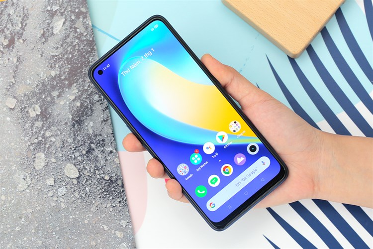 Điện thoại realme 7 Pro Màu Xanh Dương