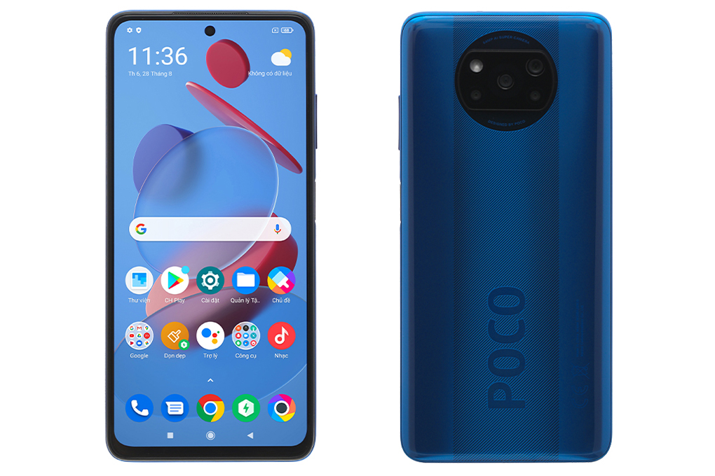 Điện thoại Xiaomi POCO X3 NFC Màu Xanh Dương