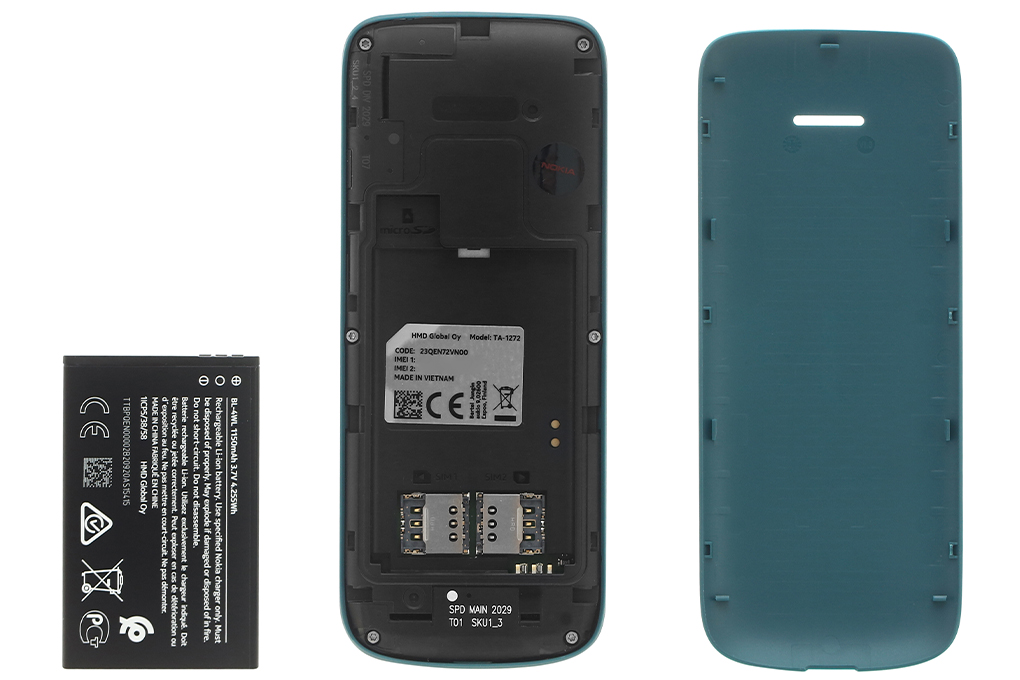 Điện thoại Nokia 215 4G Màu Xanh ngọc