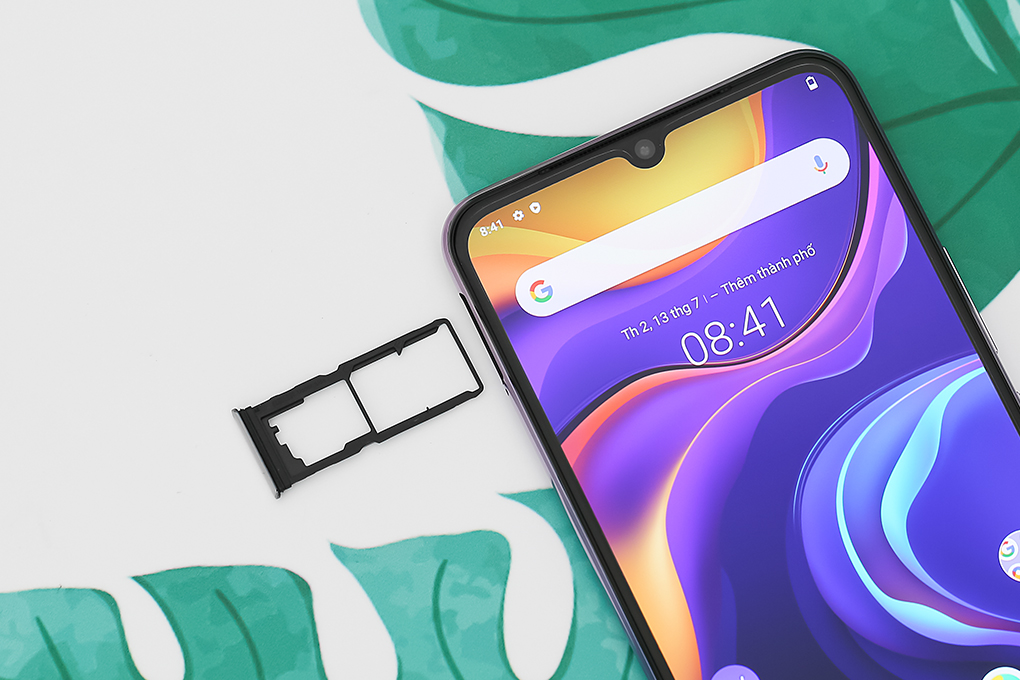 Điện thoại Vivo V20 Màu Xanh hồng