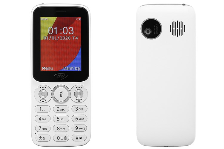 Điện thoại Itel it5071 Màu Trắng