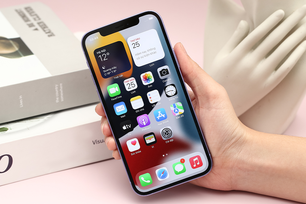 Điện thoại iPhone 12 256GB Màu Tím