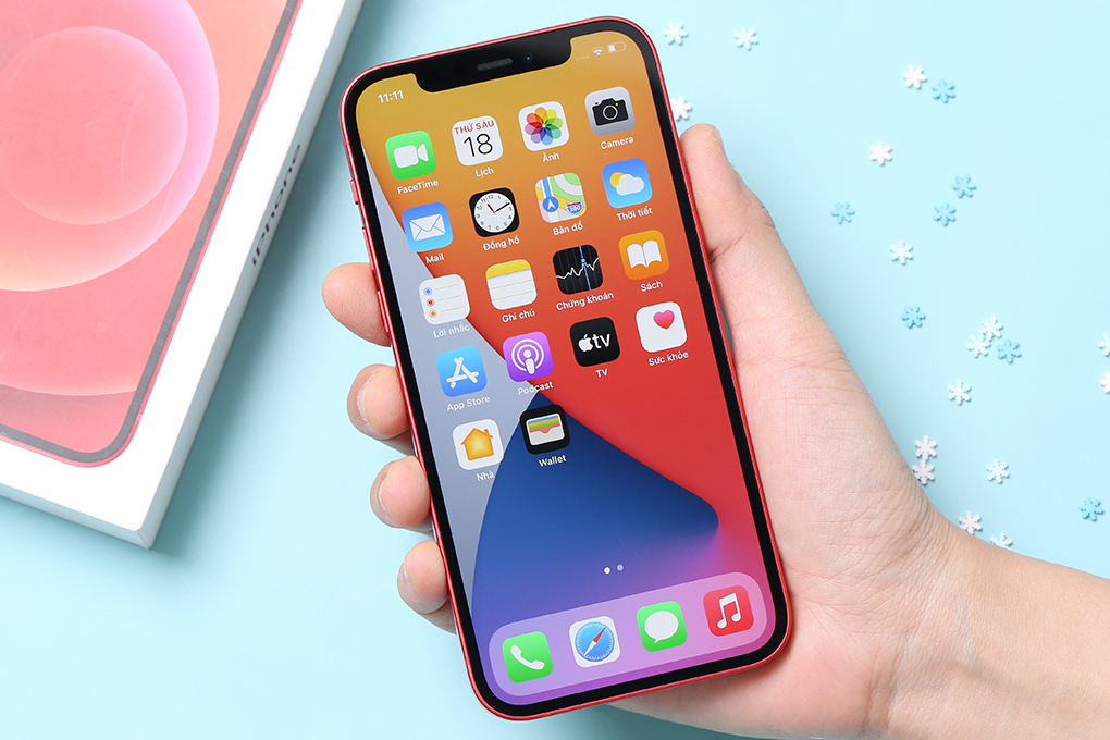Điện thoại iPhone 12 256GB Màu Đỏ