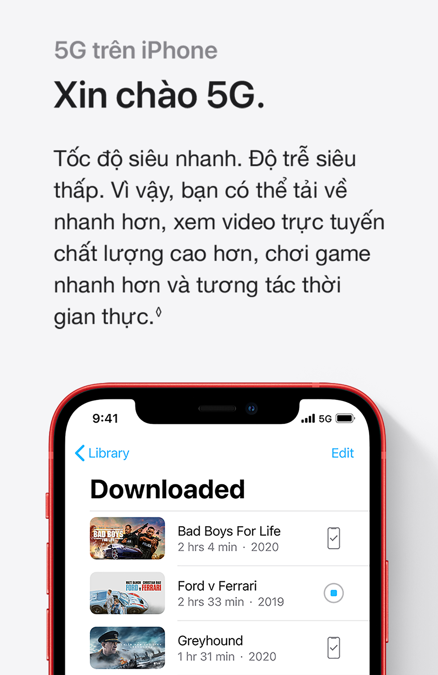 iPhone 12 mini Kết nối 5G