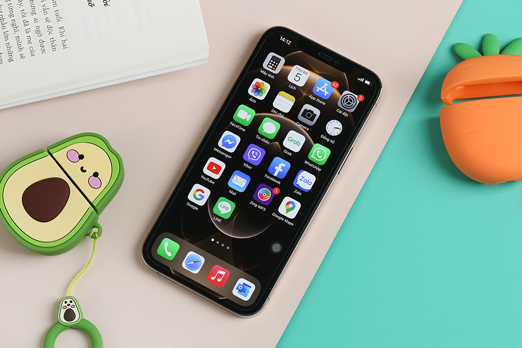 Điện thoại iPhone 12 Pro Max 256GB Màu Vàng đồng