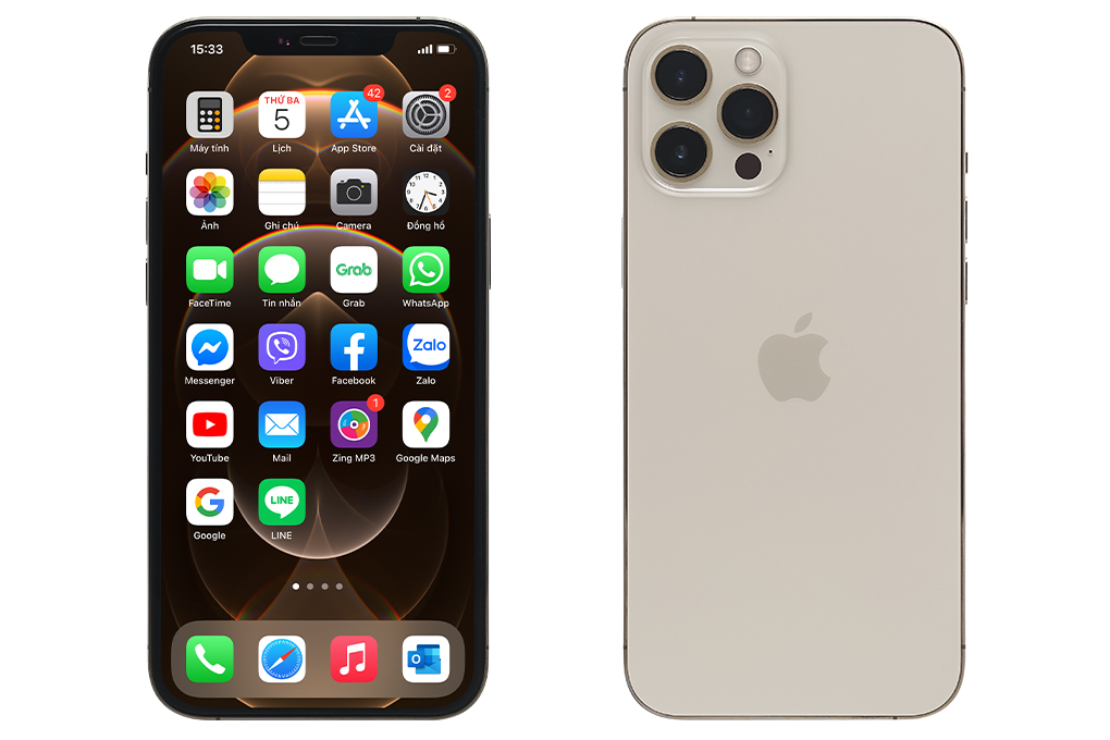 Điện thoại iPhone 12 Pro Max 512GB Màu Vàng đồng