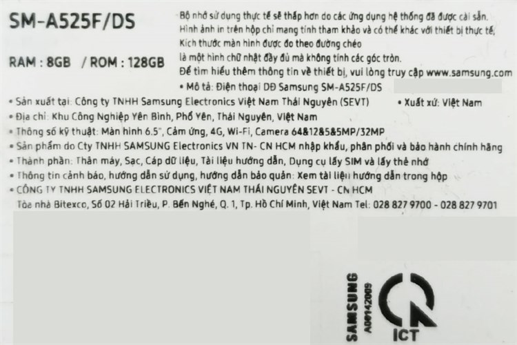 Điện thoại Samsung Galaxy A52 128GB Màu Tím