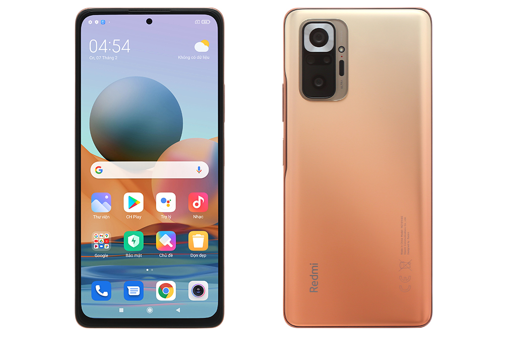 Điện thoại Xiaomi Redmi Note 10 Pro (8GB/128GB) Màu Vàng đồng