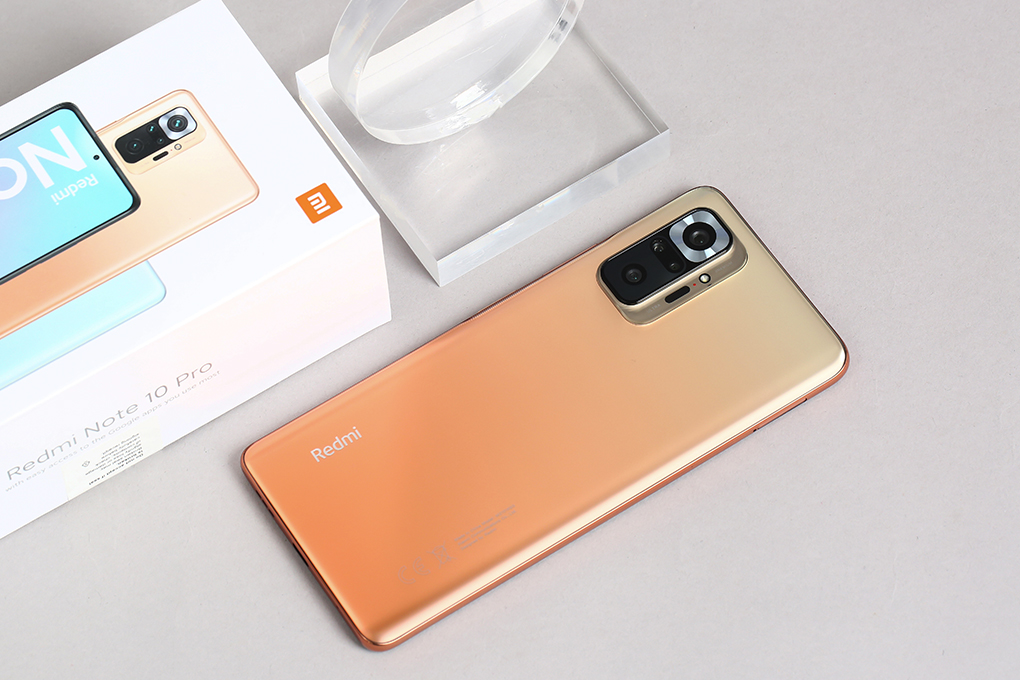 Điện thoại Xiaomi Redmi Note 10 Pro (8GB/128GB) Màu Vàng đồng