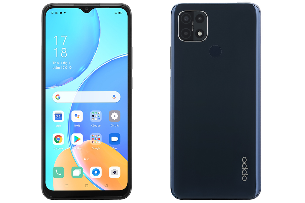 Điện thoại OPPO A15s Màu Đen