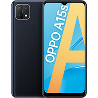 Điện thoại OPPO A15s Màu Đen