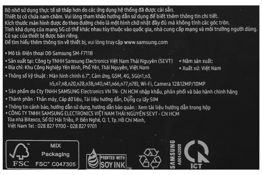 Điện thoại Samsung Galaxy Z Flip3 5G 128GB