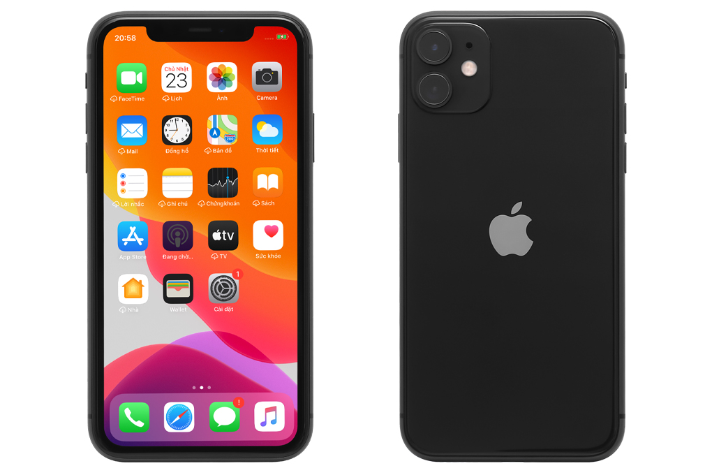 Điện thoại iPhone 11 64GB (Hộp cũ) Màu Đen