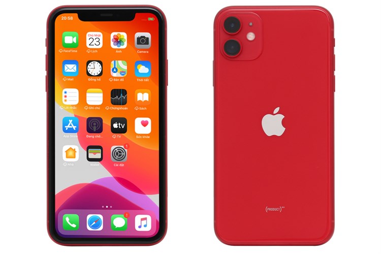 Điện thoại iPhone 11 64GB (Hộp cũ) Màu Đỏ