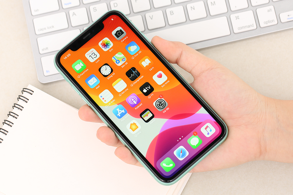 Điện thoại iPhone 11 64GB (Hộp cũ) Màu Xanh lá