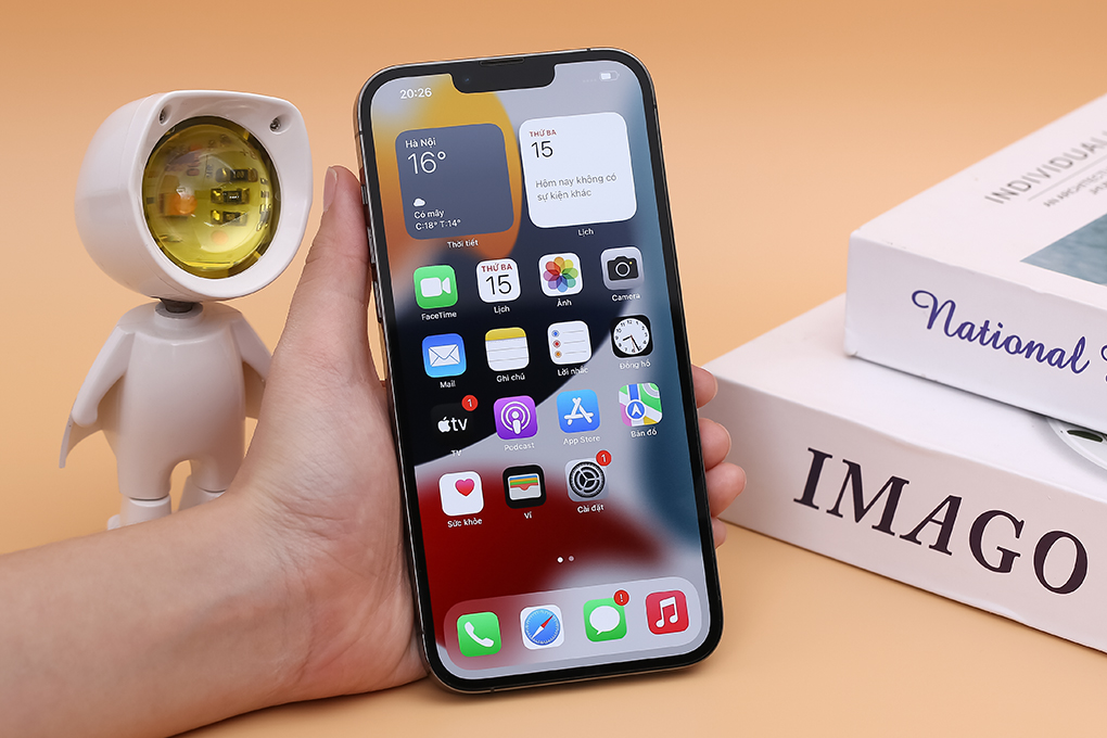 Điện thoại iPhone 13 Pro Max 128GB Màu Xám
