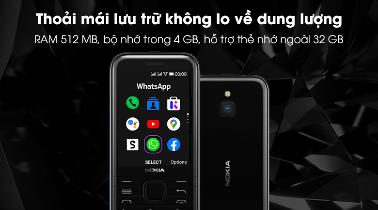 So sánh chi tiết Điện thoại Nokia 1280 với Nokia 8000 4G ...