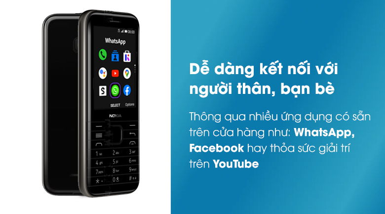 Điện thoại Nokia 8000 4G