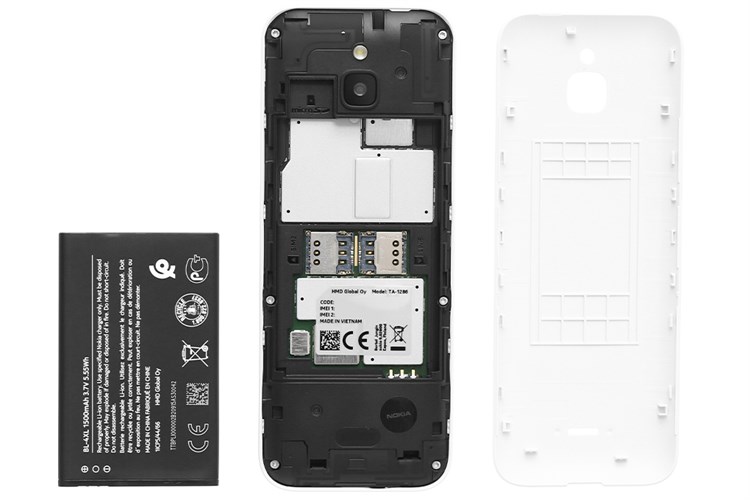 Điện thoại Nokia 6300 4G Màu Trắng