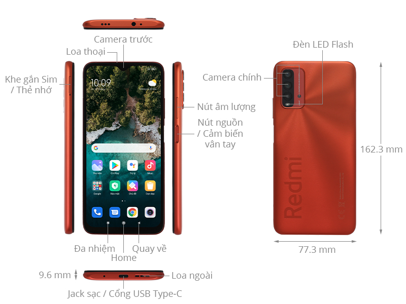 Xiaomi Redmi 9T (4GB/64GB) - Cập nhật thông tin, hình ảnh, đánh giá