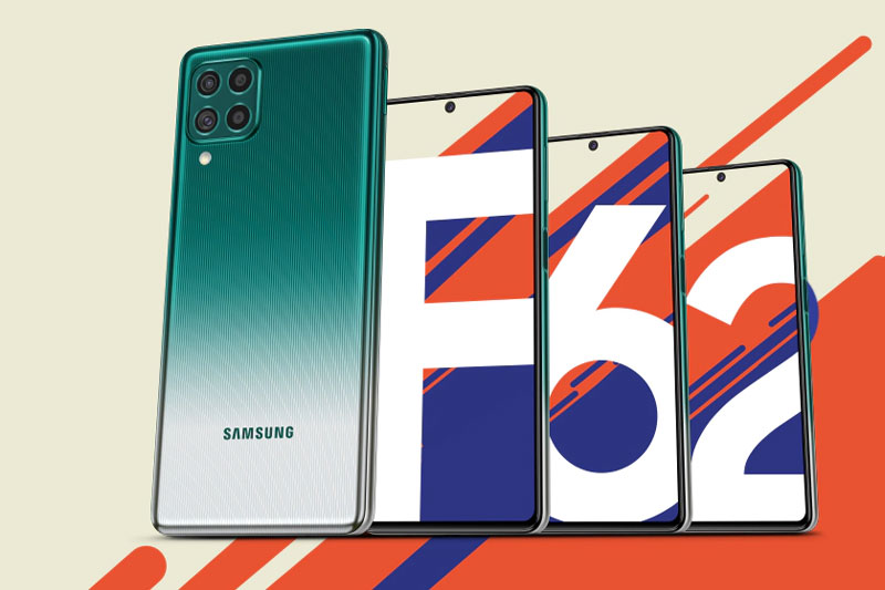 Điện thoại Samsung Galaxy F62 | Thiết kế sang trọng, ấn tượng