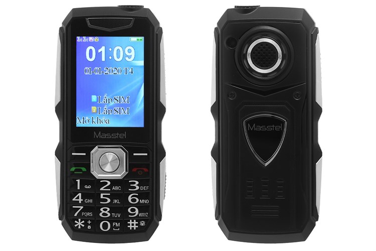 Điện thoại Masstel Play 50 Màu Đen