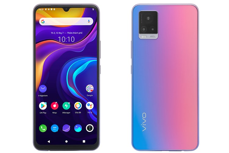 Điện thoại Vivo V20 (2021) Màu Xanh hồng