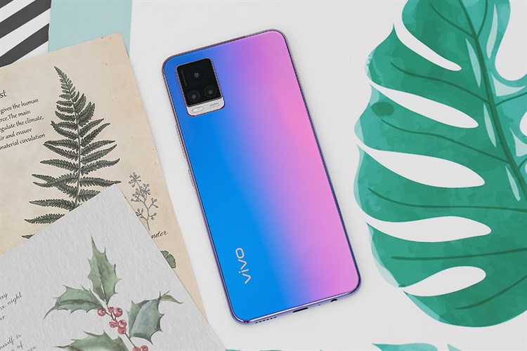 Điện thoại Vivo V20 (2021) Màu Xanh hồng