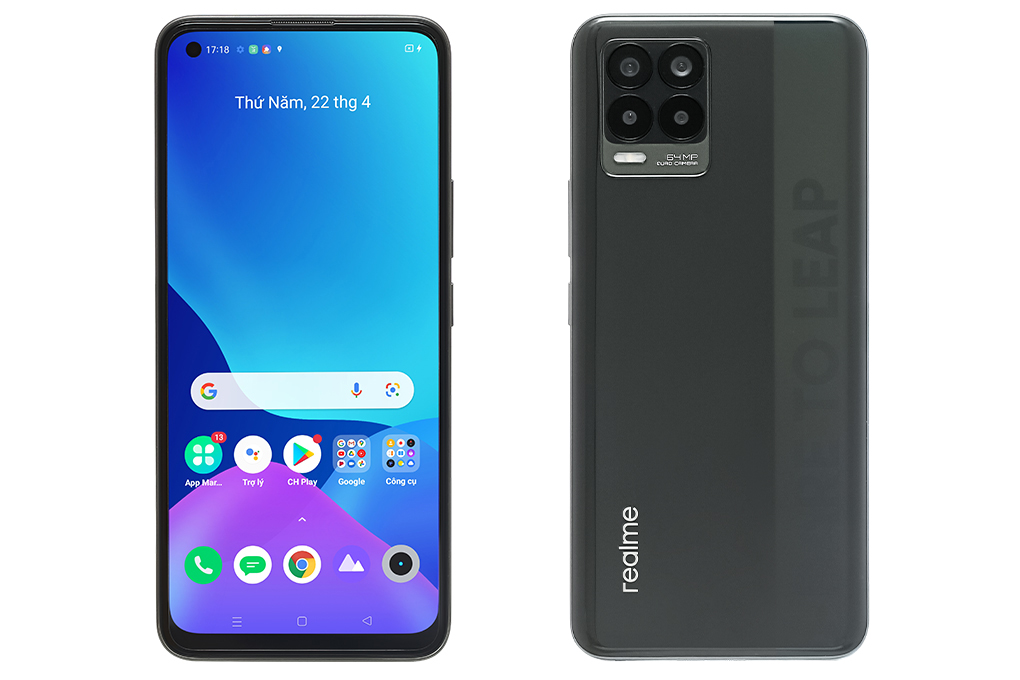 Điện thoại realme 8 Màu Đen