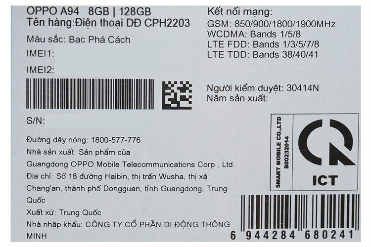 Điện thoại OPPO A94