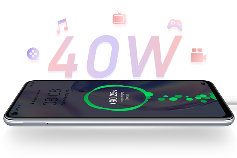 Huawei Nova 7 SE 5G LOHAS Edition | Hỗ trợ sạc pin nhanh công suất 40 W xuất sắc