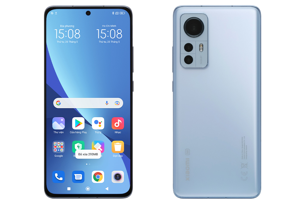 Điện thoại Xiaomi 12 5G Màu Xanh Dương
