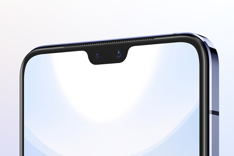 Vivo S9 5G | Trang bị camera kép mặt trước notch tai thỏ duyên dáng