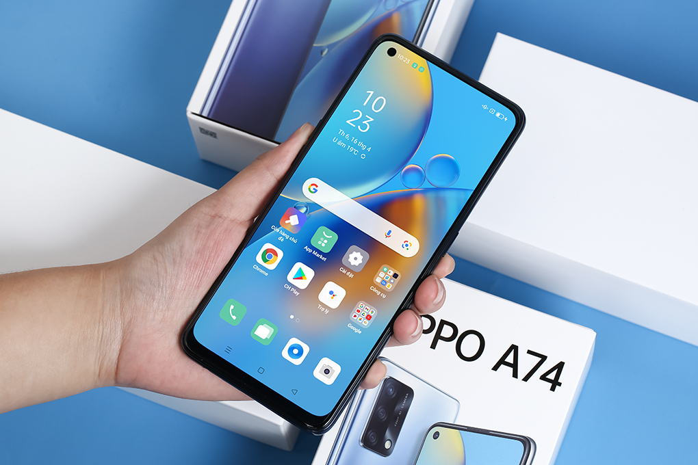Điện thoại OPPO A74 Màu Đen