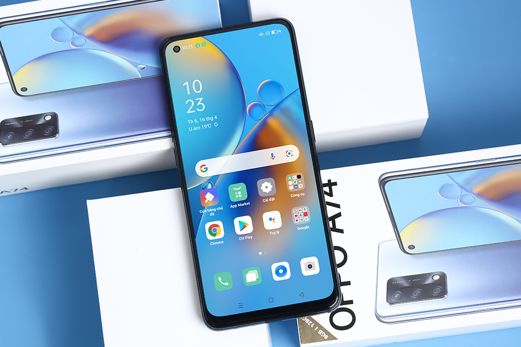 Điện thoại OPPO A74 Màu Đen