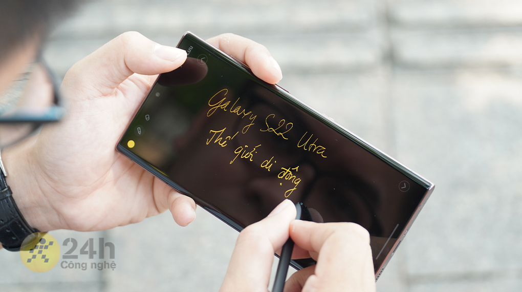 Galaxy S22 Ultra 5G - Thao tác viết bằng bút S Pen