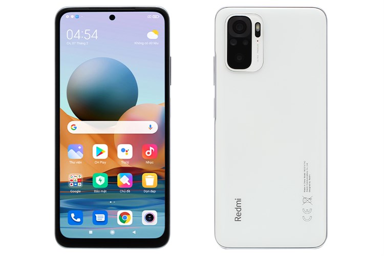 Điện thoại Xiaomi Redmi Note 10 (4GB/64GB) Màu Trắng