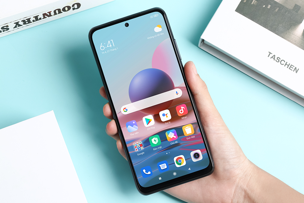 Điện thoại Xiaomi Redmi Note 10 (4GB/64GB) Màu Xám