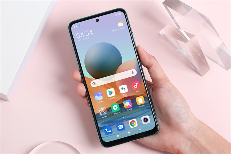 Điện thoại Xiaomi Redmi Note 10 (4GB/64GB) Màu Xanh lá