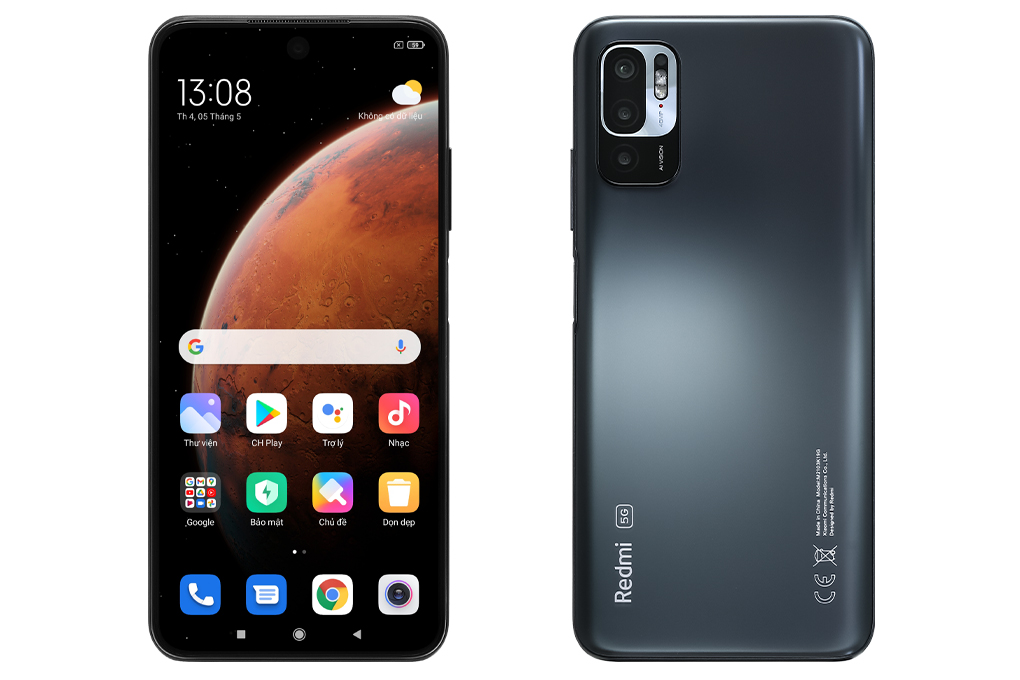 Điện thoại Xiaomi Redmi Note 10 5G 8GB Màu Xám
