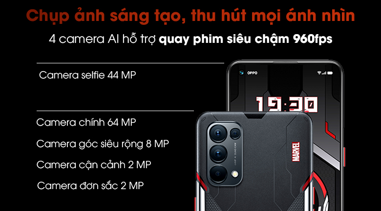 Điện thoại OPPO Reno5 Marvel
