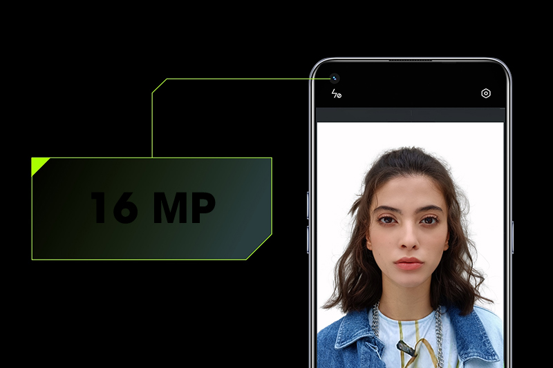 Realme GT Neo | Máy ảnh selfie góc rộng siêu rõ nét độ phân giải 16 MP 