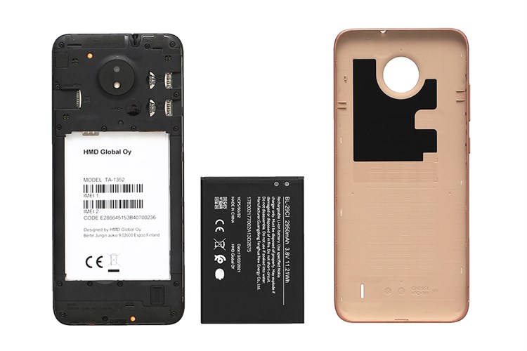 Điện thoại Nokia C20 Màu Vàng