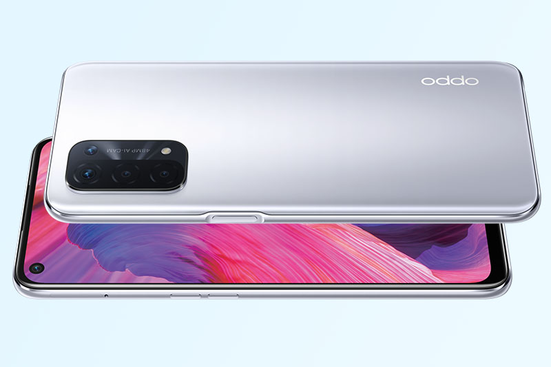 OPPO A74 5G | Cung cấp khả năng bảo mật vân tay được tích hợp cạnh viền