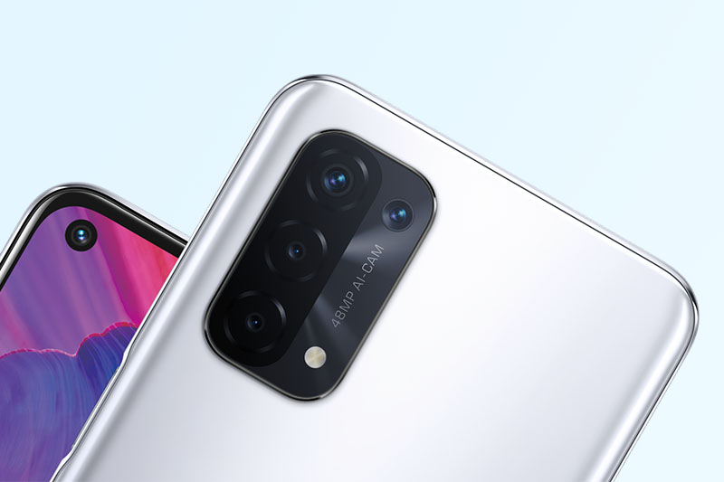 OPPO A74 5G | Cụm 4 camera sau sắc nét