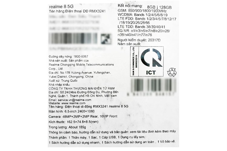 Điện thoại realme 8 5G