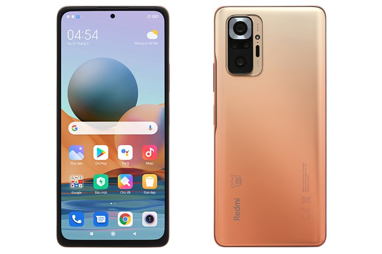 Điện thoại Xiaomi Redmi Note 10 Pro MFF Màu Vàng đồng
